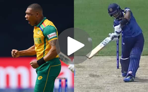 [Watch] Baartman Strikes Gold On His First World Cup Delivery With Wicket Of Nissanka